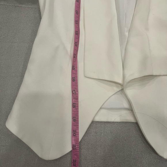 [4P]Cartonnier Anthropologie Off White Women's Open Blazer - Picture 6 of 9